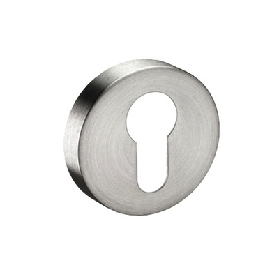 Access Hardware Euro Profile Stainless Steel Escutcheons, Polished Or Satin Finish - A8510 POLISHED - EURO PROFILE (CYLINDER HOLE)
