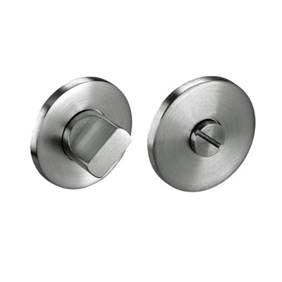 Access Hardware Slimline Bathroom Turn & Release, Polished Or Satin Stainless Steel - A9006 POLISHED STAINLESS STEEL