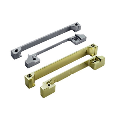 Eurospec Rebate Sets For 5 Lever Dead Locks, Silver Or Brass Finish - ARB5205 SILVER FINISH