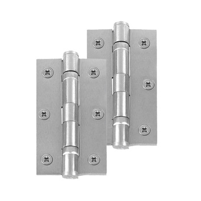 Frelan Hardware Grade 7 - 3 Inch Ball Bearing Hinges, Satin Chrome  - J8502SC (sold in pairs) 3 INCH - SATIN CHROME