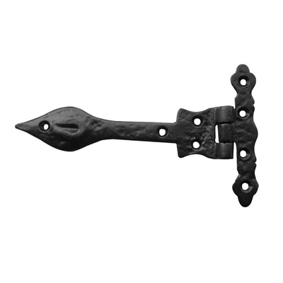 Frelan Hardware Arrow Head Working Hinges (152mm OR 225mm), Black Antique - JAB59 (sold in pairs) BLACK ANTIQUE - 225mm