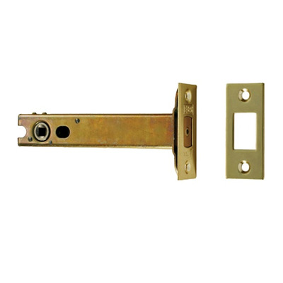 Eurospec Architectural 3, 4 & 5 Inch Tubular Deadbolts - Silver Or Brass Finish - TLD50 127MM (5 INCH)  BOTH BRASS & SILVER FINISHES SUPPLIED