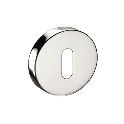 Access Hardware Standard Profile Escutcheon, Polished Or Satin Stainless Steel - A8310 SATIN - STANDARD PROFILE (KEY HOLE)