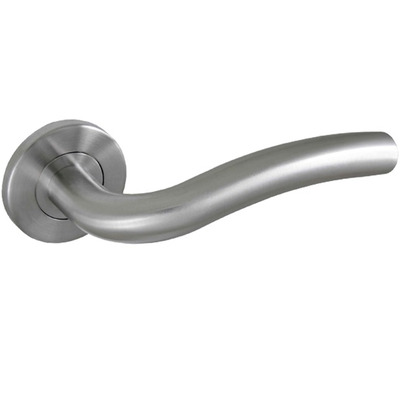Access Hardware Slimline B50 - Satin Stainless Steel Door Handles - B50 (sold in pairs) SATIN FINISH