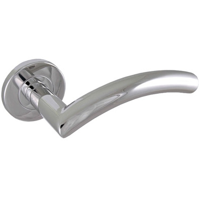 Access Hardware Slimline B51 - Polished Stainless Steel Door Handles - B51PSS (sold in pairs) POLISHED FINISH