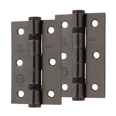 Frelan Hardware Grade 7 - 3 Inch Ball Bearing Hinges, Bronze - J8502BR (sold in pairs) 3 INCH - BRONZE