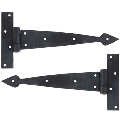 From The Anvil Arrow Head T-Hinge (Various Sizes), Beeswax - 33208 (sold in pairs) 9" ARROW HEAD HINGE (PAIR), BEESWAX