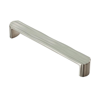 Carlisle Brass Fingertip Cadurci Cabinet Pull Handle (160mm C/C), Satin Nickel - FTD923CSN SATIN NICKEL - 160mm c/c