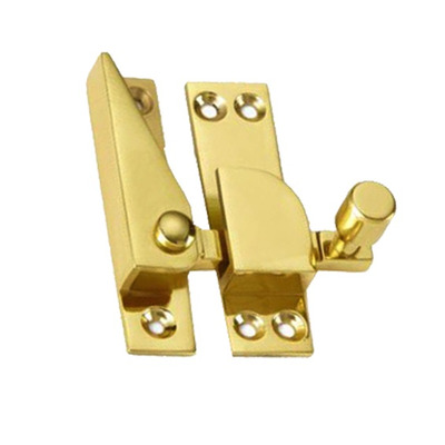 Croft Architectural Narrow Straight Arm Sash Fastener, 67mm, Various Finishes Available* - 2825N POLISHED BRASS