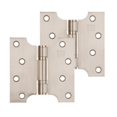 Excel Grade 201 Button Tip Washered Parliament Hinges (4 Inch) Multiple Finishes - XL974 (sold in pairs) 4 INCH - PVD STAINLESS BRASS