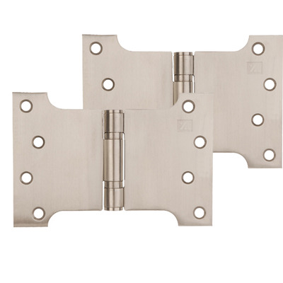 Excel Grade 201 Button Tip Washered Parliament Hinges (6 Inch) Multiple Finishes - XL977 (sold in pairs) 6 INCH - PVD STAINLESS BRASS