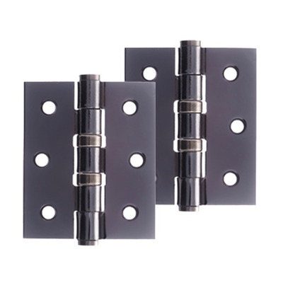 Atlantic 3 Inch Solid Steel Ball Bearing Hinges, Black Nickel - A2HB32525-BN (sold in pairs) BLACK NICKEL