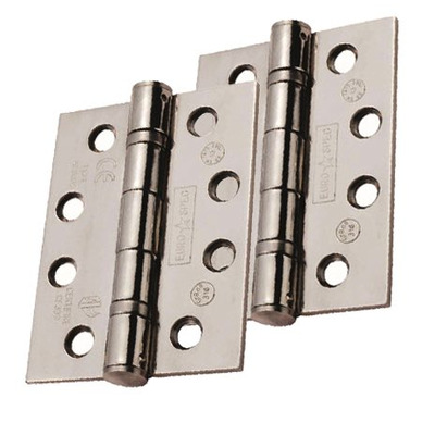 Eurospec Enduro 4 Inch Grade 13 (316) CE Ball Bearing Hinges, (Various Finishes) - CEN1433/13 (sold in pairs) 4 INCH - SATIN (MATT) FINISH