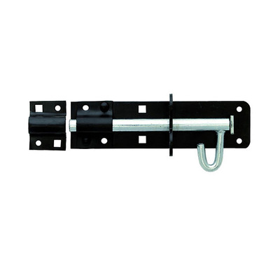 Eurospec Brenton Padbolt For Padlocks, (150mm OR 200mm), Epoxy Black - IPB150EXB/BP EPOXY BLACK - 200mm