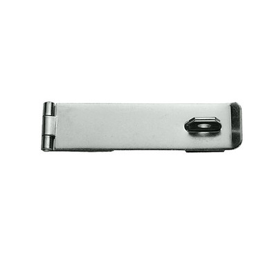 Eurospec Light Pattern Safety Hasp & Staple, (75mm, 114mm OR 150mm), Zinc Plate - ISH114ZP/BP ZINC PLATE - 114mm (4.5")