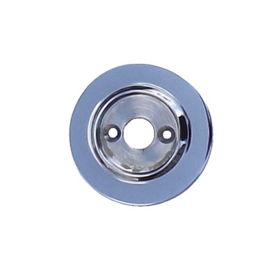 Alternative Backplate Option For Porcelain Mortice Door Knobs - Polished Chrome - PCBUL33 (sold in pairs) POLISHED CHROME
