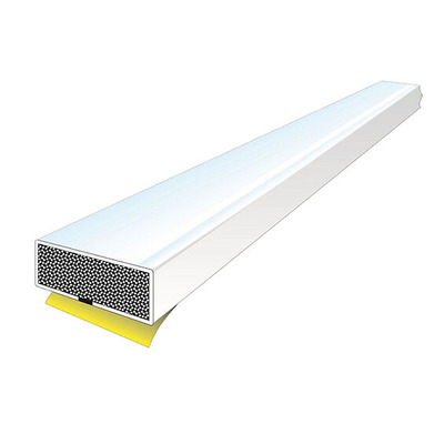 Eurospec Intumescent Fire Protection 25 x Pack Fire Door Seal (2.1m x 10mm, 15mm OR 20mm), White, Brown OR Silver - CB100 WHITE - 2100mm x 10mm x 4mm