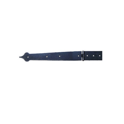 Cottingham Spearhead Strap Hinge, (400mm) Antique Iron - 70.320.AI.400 ANTIQUE IRON - 400mm
