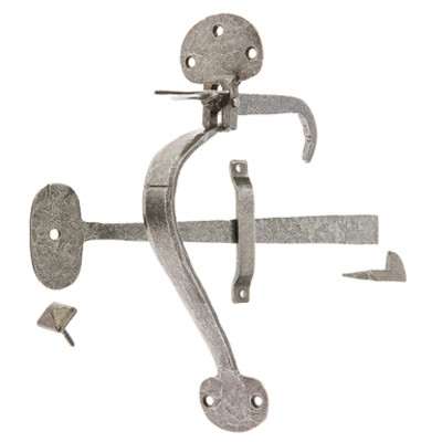Frelan Hardware Valley Forge Bean Latch (250mm x 50mm), Pewter Patina - VF18 PEWTER PATINA