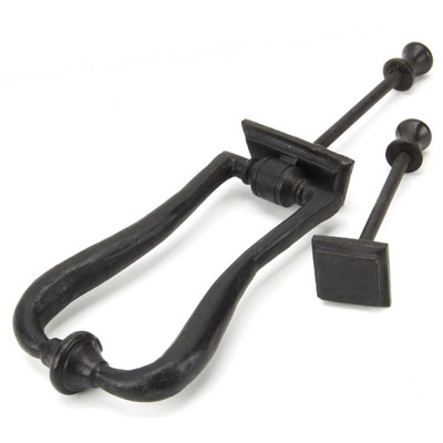 From The Anvil Blacksmith Slimline Art Deco Door Knocker, External Beeswax - 91491 EXTERNAL BEESWAX