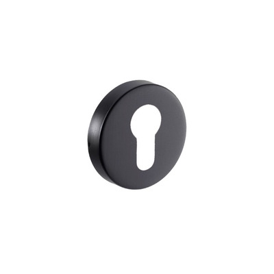 Access Hardware Euro Profile Stainless Steel Escutcheons, Matt Black - A8510BL MATT BLACK