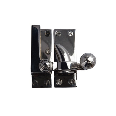 Cardea Ironmongery Cavendish Reeded Quadrant Sash Fastener, Polished Nickel - AD122PN POLISHED NICKEL