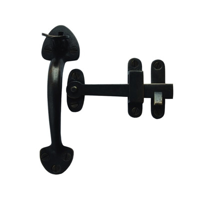 Cardea Ironmongery Round Thumb Latch (191mm), Dark Bronze - AV031DB DARK BRONZE