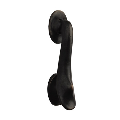 Cardea Ironmongery Slipper Shape Door Knocker (195mm x 47mm), Dark Bronze - AX003DB DARK BRONZE