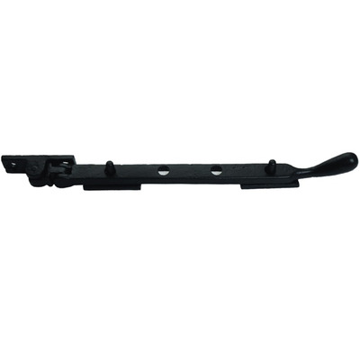 Cardea Ironmongery Bulb End Window Casement Stay (8", 10" OR 12"), Black Iron - BI420 BLACK IRON - 203mm