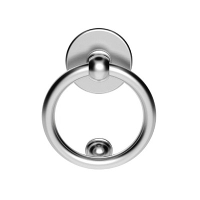 Carlisle Brass Ring Door Knocker, Satin Chrome - M37SC SATIN CHROME