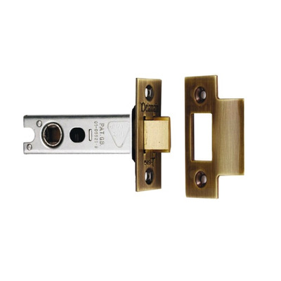 Carlisle Brass Heavy Duty Sprung Tubular Latch, Florentine Bronze - DL5025FB 64mm (2.5 INCH) FLORENTINE BRONZE - NOT BOLT THROUGH