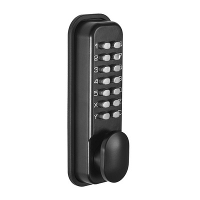 Access Hardware Digital Lock With Mechanical Keypad, Black - L9001BL BLACK