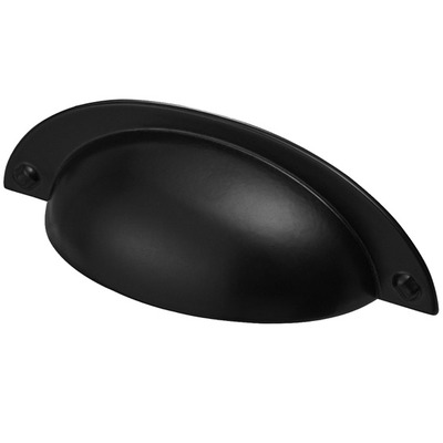 Access Hardware Cupboard Drawer Cup Handle (66mm c/c), Matt Black - X8801BL MATT BLACK