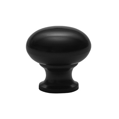 Access Hardware Classic Round Cupboard Knob (25m Diameter), Matt Black - X88051BL MATT BLACK
