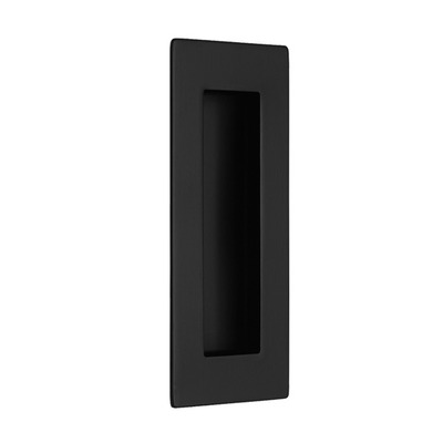 Access Hardware Rectangular Flush Pull Handle (120mm x 50mm), Matt Black - X88120BL MATT BLACK - 120mm x 50mm