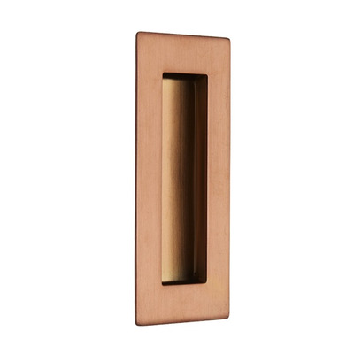 Access Hardware Rectangular Flush Pull Handle (120mm x 50mm), Copper - X88120CU COPPER - 120mm x 50mm