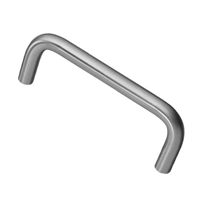 Access Hardware D Shaped Tubular Cabinet handle (96mm C/C), Satin Chrome - P120041SC SATIN CHROME - 96mm c/c