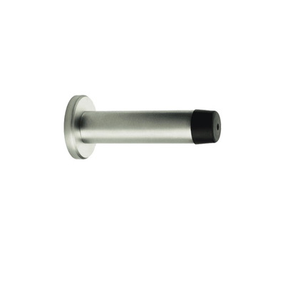 Carlisle Brass Serozzetta Residential Cylinder Wall Mounted Door Stop (71mm Projection), Satin Chrome - AZ21SC SATIN CHROME