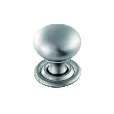 Carlisle Brass Fingertip Hollow Victorian Cupboard Knob, Satin Chrome - FTD1265SC SATIN CHROME - 37mm