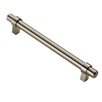 Carlisle Brass Fingertip Rail Cabinet Pull Handle (160mm Or 320mm C/C), Satin Nickel - FTD495SN SATIN NICKEL - 320mm C/C