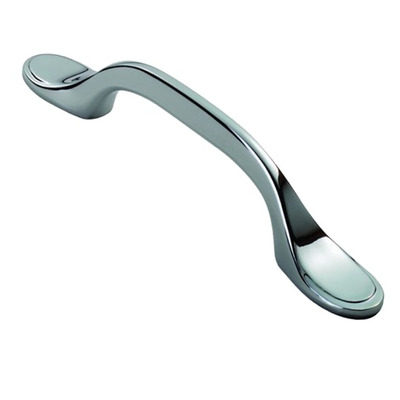 Carlisle Brass Fingertip Shaker Style Cabinet Pull Handle (76mm C/C), Polished Chrome - FTD520CP POLISHED CHROME - 76mm c/c