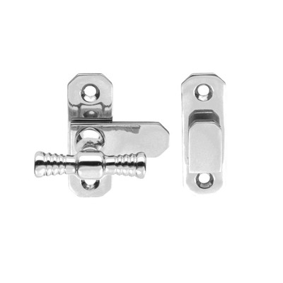Carlisle Brass Fingertip T Handle Window Fasteners, Polished Chrome - WF13CP POLISHED CHROME