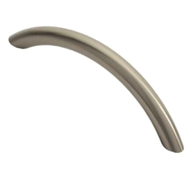 Carlisle Brass Fingertip Bow Handle (Multiple Sizes), Satin Nickel - FTD450SN SATIN NICKEL - 160mm c/c