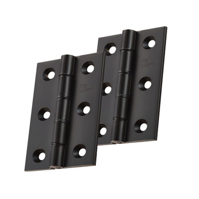 Carlisle Brass 3 Inch Double Phosphor Bronze Washered Hinges, Matt Black - HDPBW21MB (sold in pairs) 3 INCH - MATT BLACK