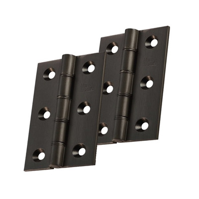 Carlisle Brass 3 Inch Double Phosphor Bronze Washered Hinges, Matt Bronze - HDPBW21MBRZ (sold in pairs) 3 INCH - MATT BRONZE