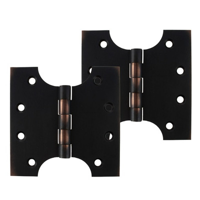 Atlantic Parliament Hinges (4 Inch), Antique Copper - APH424AC (sold in pairs) 4 INCH - ANTIQUE COPPER