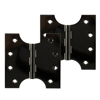 Atlantic Parliament Hinges (4 Inch), Black Nickel - APH424BN (sold in pairs) 4 INCH - BLACK NICKEL
