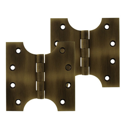 Atlantic Parliament Hinges (4 Inch), Matt Antique Brass - APH424MAB (sold in pairs) 4 INCH - MATT ANTIQUE BRASS