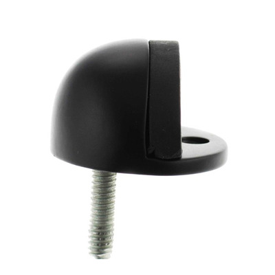 Atlantic Half-Moon Premium Floor Mounted Door Stop, Matt Black - ADSHMPMB MATT BLACK