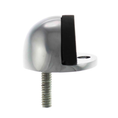 Atlantic Half-Moon Premium Floor Mounted Door Stop, Polished Chrome - ADSHMPPC POLISHED CHROME